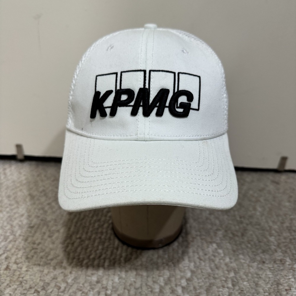 Callaway Golf KPMG New Era Hat White Mesh Back Tour Authentic M/L Cap